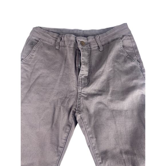 NWT Hungson Mens size 30 Gray Slim Straight Chino pants - Picture 2 of 6